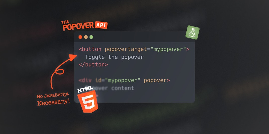 How to Create a Popover with NextJS and the Popover API